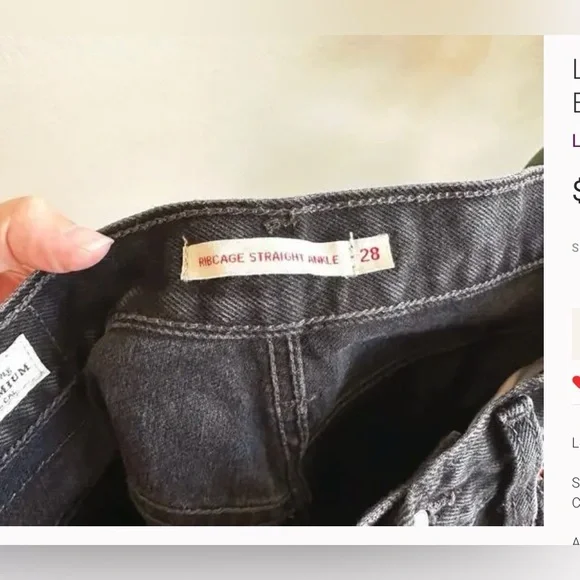 Levi’s ribcage straight Jean - Picture 3 of 3